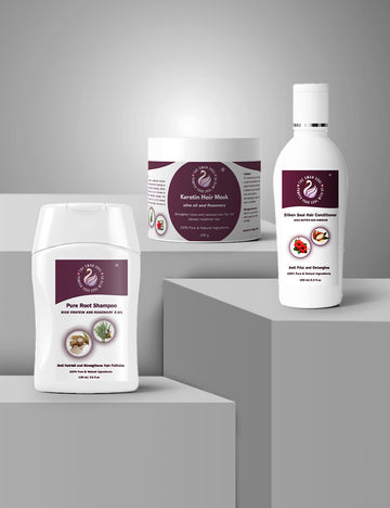 Strength & Shine: The Renewal System 3-Step Hair Kit for Transformed Hair