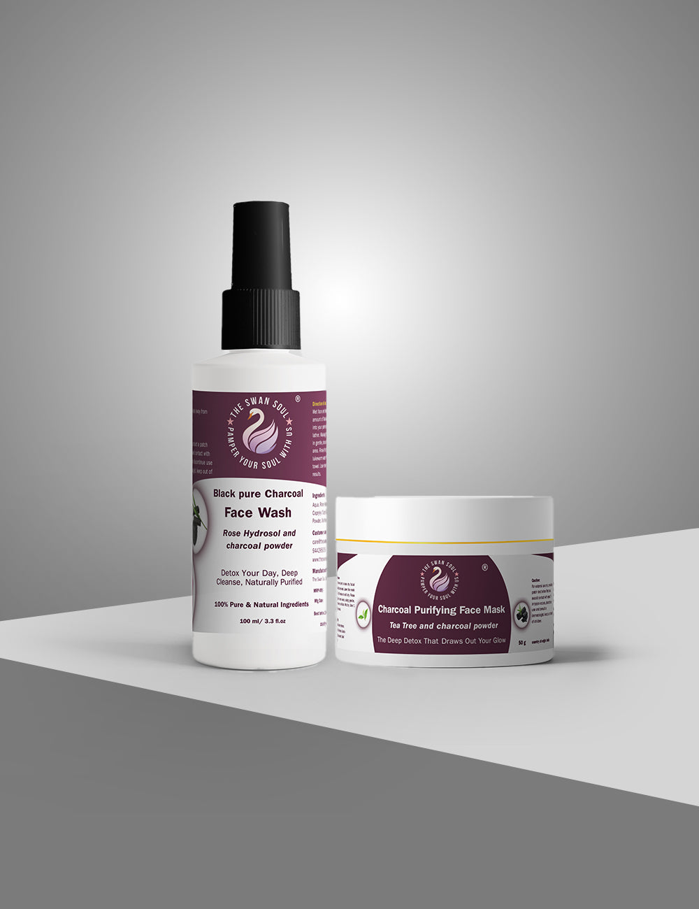 Daily Defense: Clear, Calm & Confident 2-Step Charcoal Purifying Kit - Mens Care