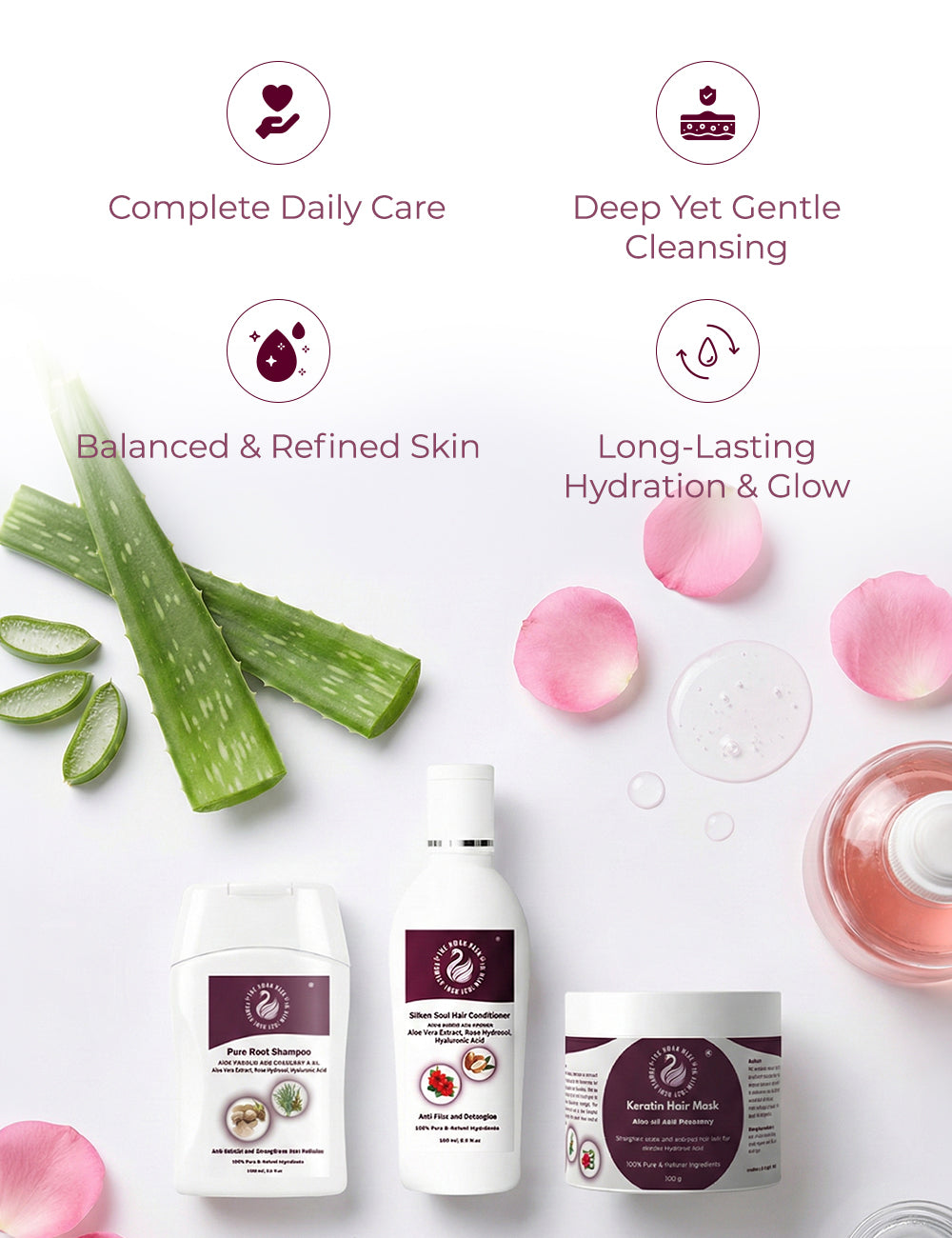 Strength & Shine: The Renewal System 3-Step Hair Kit for Transformed Hair