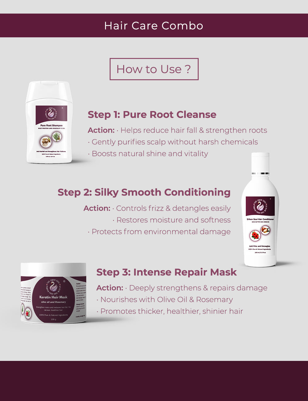 Strength & Shine: The Renewal System 3-Step Hair Kit for Transformed Hair