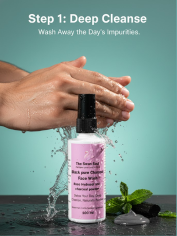 Daily Defense: Clear, Calm & Confident 2-Step Charcoal Purifying Kit - Mens Care