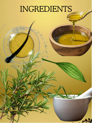 Keratin Hair Mask (Olive Oil and Rosemary)