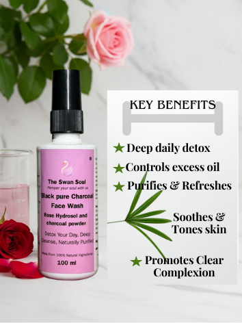 Black Pure Charcoal Face Wash