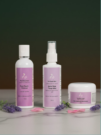 Daily Radiance Skincare Kit: Cleanser, Toner & Moisturizer