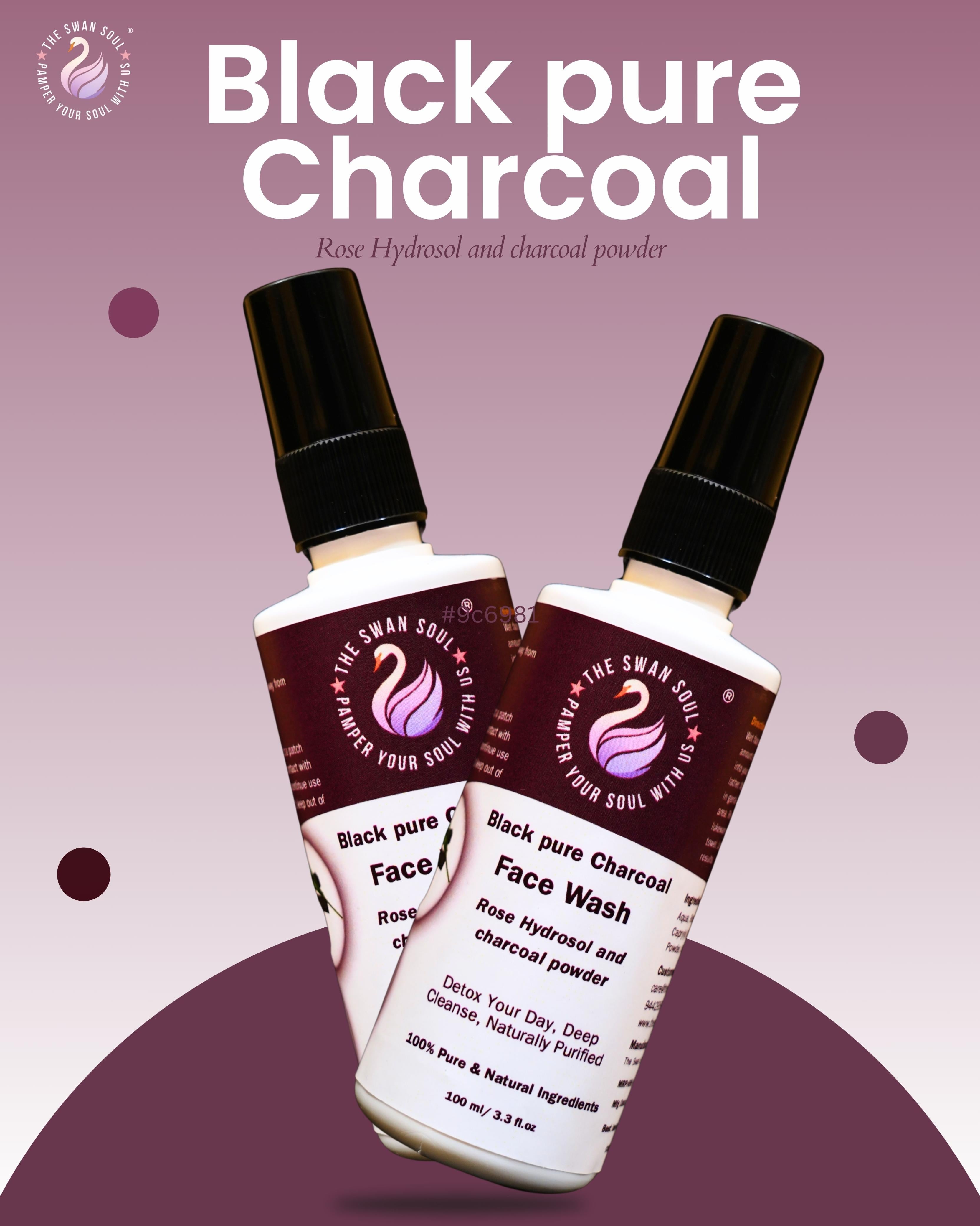 Black Pure Charcoal Face Wash