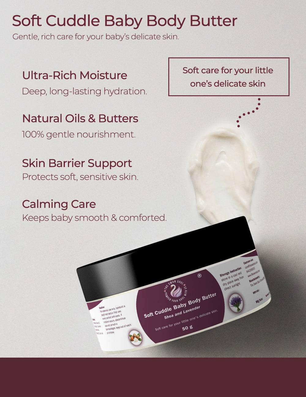 Soft Cuddle Baby Body Butter