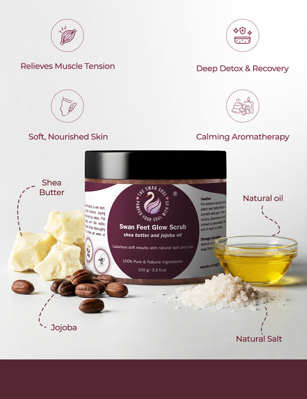 Swan Feet Glow Scrub