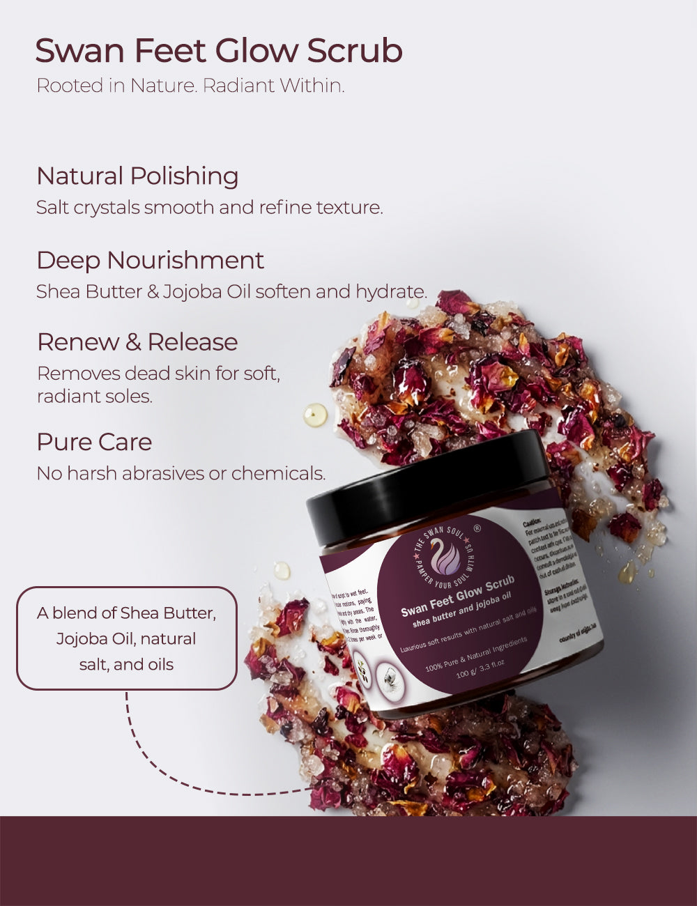 Swan Feet Glow Scrub