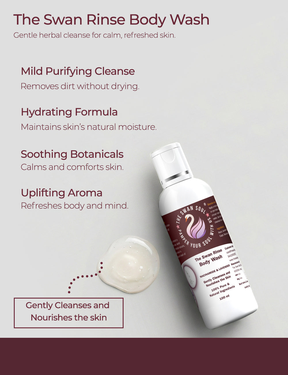 The swan Rinse Body wash