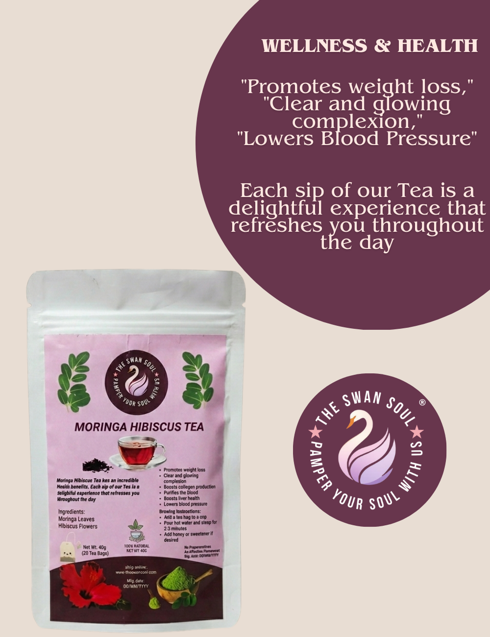 Moringa Hibiscus Tea