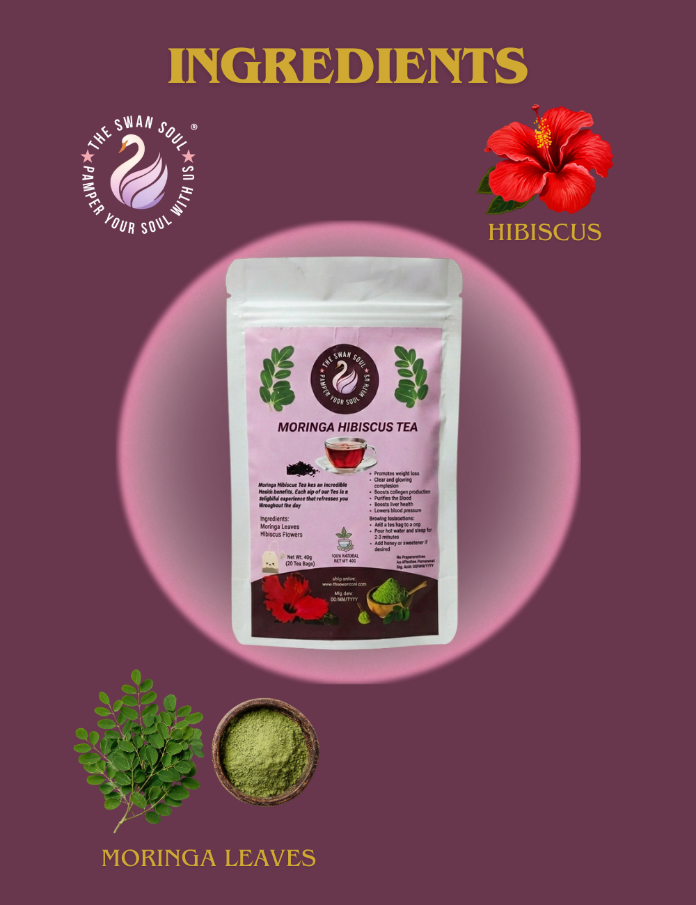 Moringa Hibiscus Tea